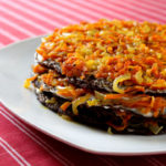 247 Рецепт Печінковий торт з морквою і цибулею