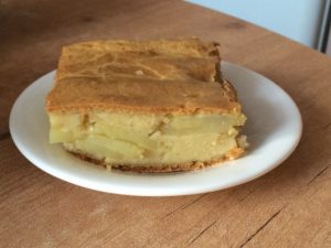 3356 Рецепт Заливний сирний пиріг з картоплею