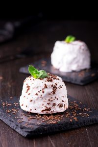 3436 Рецепт Творожний десерт "Журавлина з шоколадом"