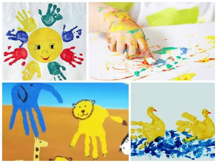 3875 Як малювати пальчиковими фарбами з дитиною – малюнки пальцями для дітей