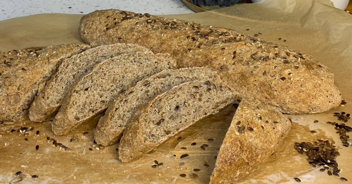 7885 Рецепт Домашній хліб з цільнозернового борошна